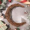 Natural Grapevine Wreath frame, Moon Shape Rattan Ring - Vine Branch Garland for DIY Crafts Flower Arrangement Wedding Holiday Decor Party Supplies